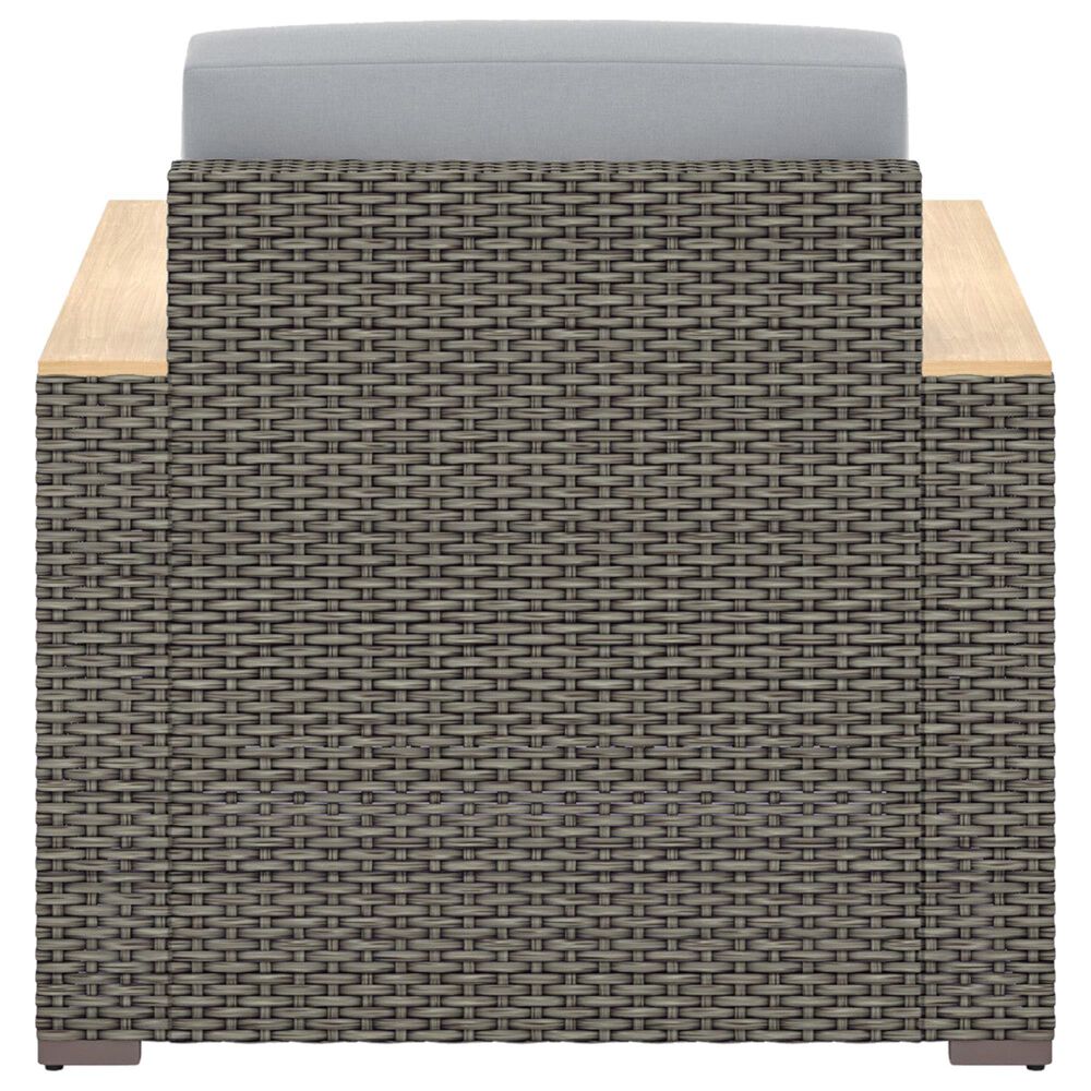 Homestyles Boca Raton 4-Piece Patio Loveseat Set in Brown and Gray, , large