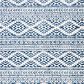 Safavieh Tulum Ivory and Blue 9" x 12" Area Rug, , large