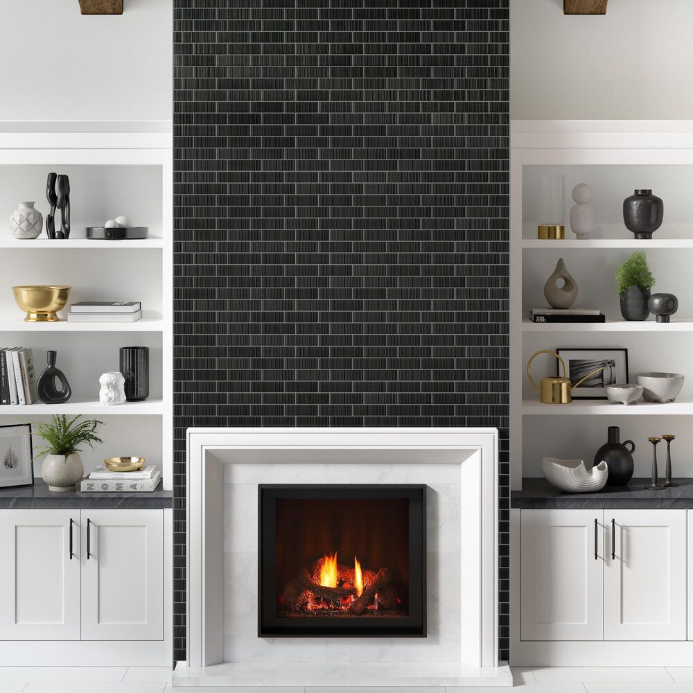 Emser Ornami Yuzen 2&quot; x 6&quot; on 11&quot; x 12&quot; Ceramic Mosaic Sheet, , large