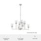 Hunter Kerrison 8-Light Chandelier in Brushed Nickel, , large