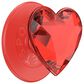 PopSockets MagSafe Circle PopGrip in Crystal Heart Rosso, , large