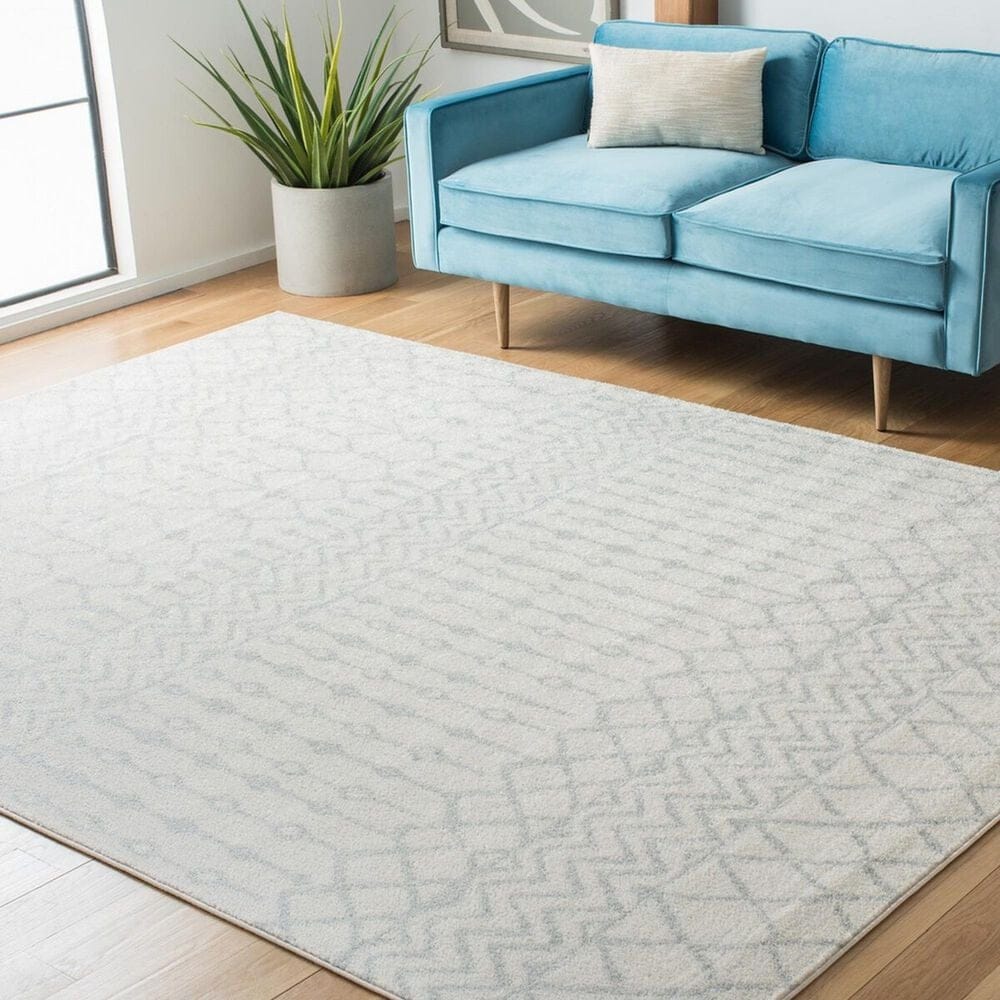 Safavieh Tulum TUL270D 9&#39; x 12&#39; Ivory and Light Grey Area Rug, , large