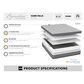 Southerland Signature Sandhills Euro Top Plush California King Mattress with High Profile Box Spring, , large