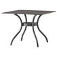Hearth and Haven Cayman Outdoor Dining Table in Black - Table Only, , large