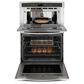 GE Profile 2-Piece Kitchen Package with Stainless Steel 30" Built-In Microwave Combination Wall Oven and Black 36" Energy Star Induction Cooktop, , large
