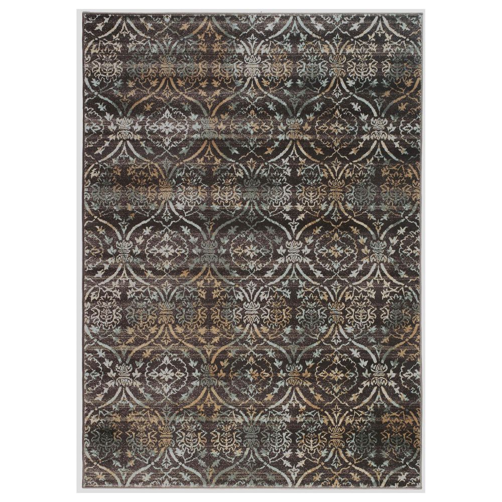 Radici USA Pisa 3746 Brown 7"10" x 10"6" Area Rug, , large