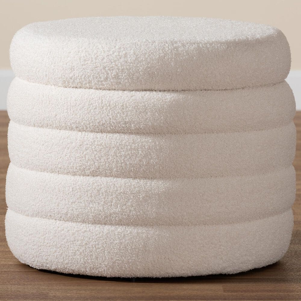 Baxton Studio Tabitha Storage Ottoman in Ivory, , large