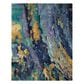 Nourison Prismatic PRS09 7"9" x 9"9" Silver/Blue Area Rug, , large