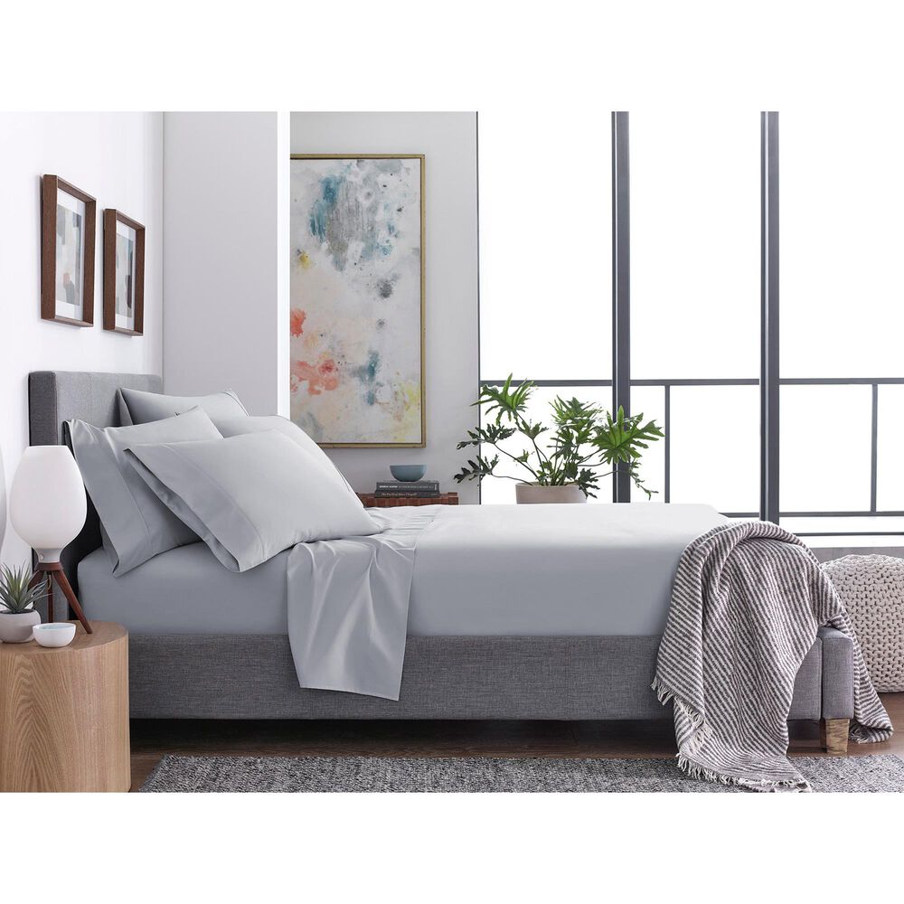 Sanders Collection Ultraweave 6-Piece Queen Sheet Set in Silver Gray, , large
