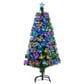 The Gerson Company 4" High Color-Changing Christmas Tree in Multicolor, , large