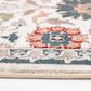 Central Oriental Rooted Champagne and Multicolor 5"3" x 7"7" Area Rug, , large