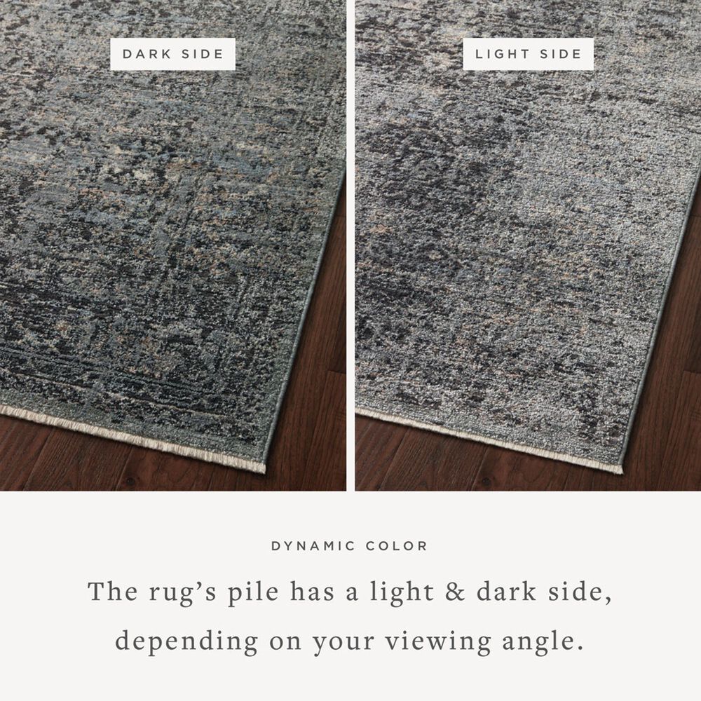 Loloi Sonnet 2&#39;6&quot; x 8&#39; Charcoal and Mist Runner, , large