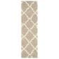 Safavieh Dallas Shag SGD257D-210 2"3" x 10" Beige/Ivory Runner, , large