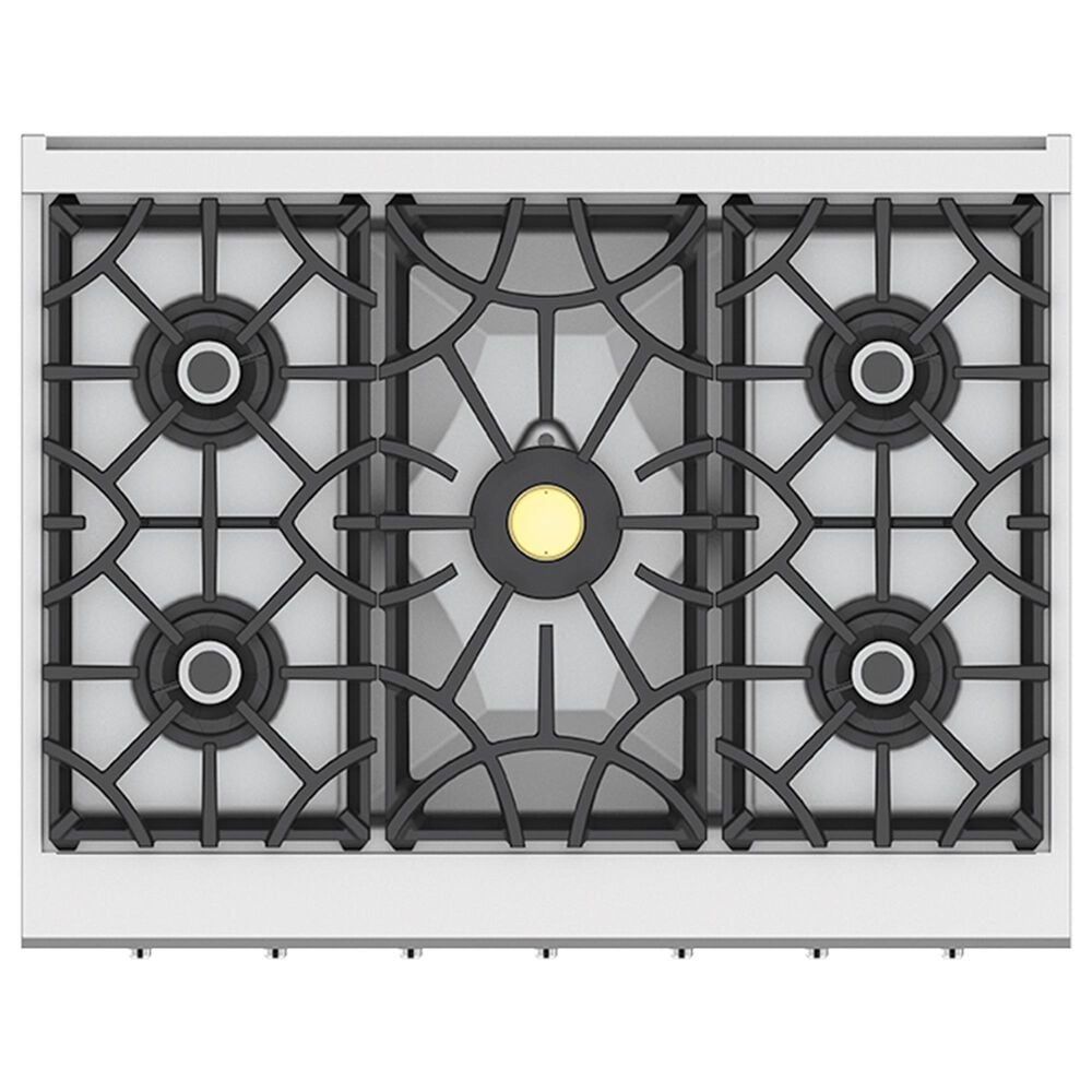 Hestan KRD Series 5.8 Cu. Ft. Slide-In Dual Fuel Natural Gas Range in Froth, , large
