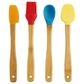 Mrs. Anderson"s 4-Piece Baking Mini Bamboo Tools Set in Red, Orange, Yellow and Blue, , large