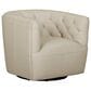 Italiano Furniture Cambria Mira Swivel Chair in Taupe, , large