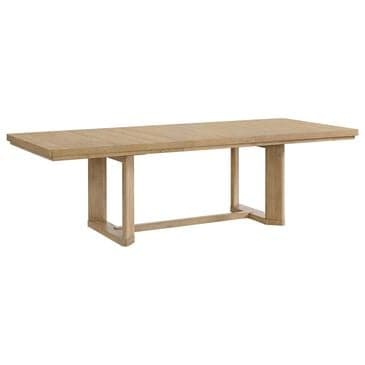 Emerald Home Furnishings Pacific Grove Trestle Dining Table in Sand Dune Brown - Table Only, , large