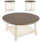 Ashley Bolanbrook 3-Piece Occasional Table Set in White and Weathered Oak, , large