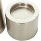 Maple and Jade Handmade Pillar Candle Holder in Silver (Set of 3), , large