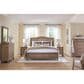 Riva Ridge Oxford Queen Sleigh Storage Bed in Tan with USB Ports, , large