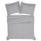 Pem America London Fog Garment Wash 3-Piece King Duvet Set in Grey, , large