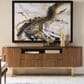 Lexington Furniture La Costa Crescent Bay 85" Media Console in Marisol and Satin Gold, , large
