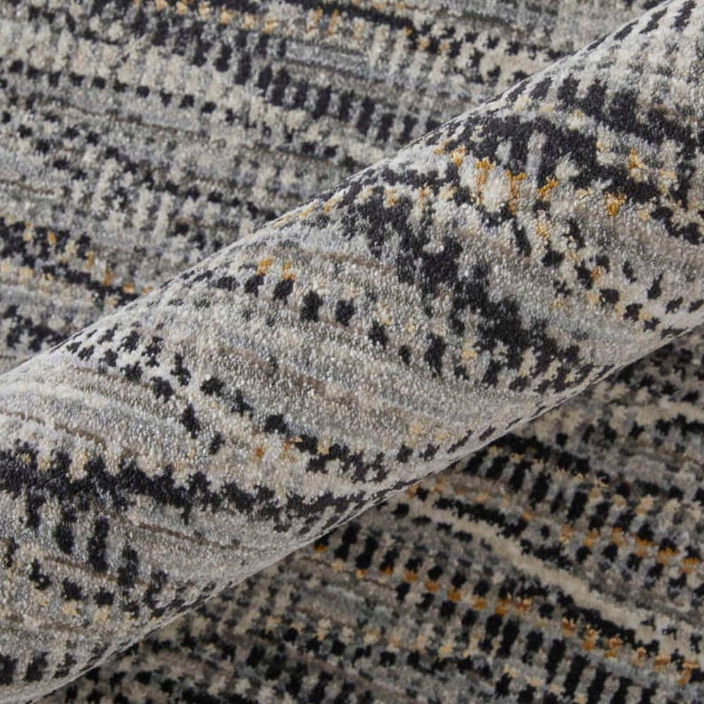 Feizy Sonora 2&#39; x 3&#39; Gray and Charcoal Area Rug, , large