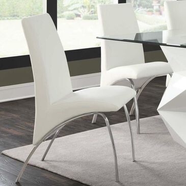 Pacific Landing Ophelia Dining Side Chair in White - Set of 2, , large