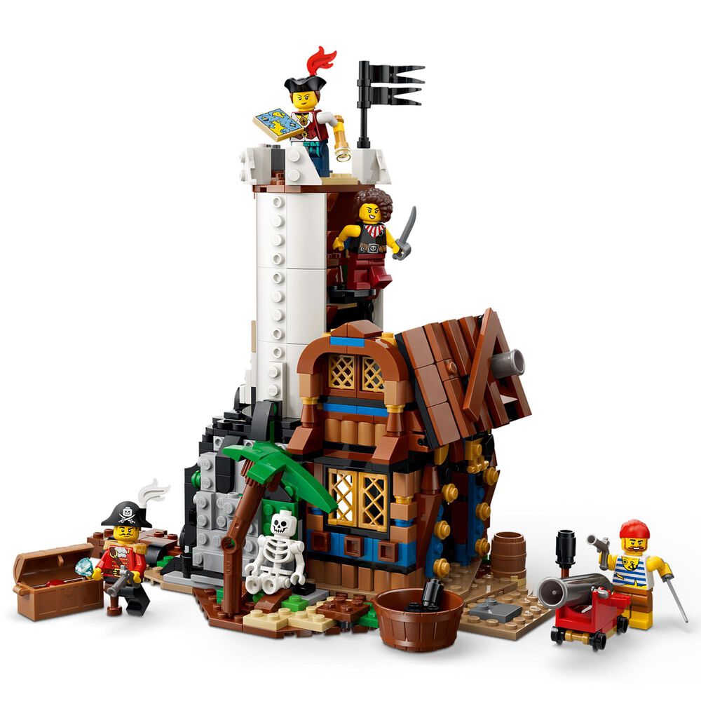 LEGO Creator Iconic Pirate Ship Building Set, , large