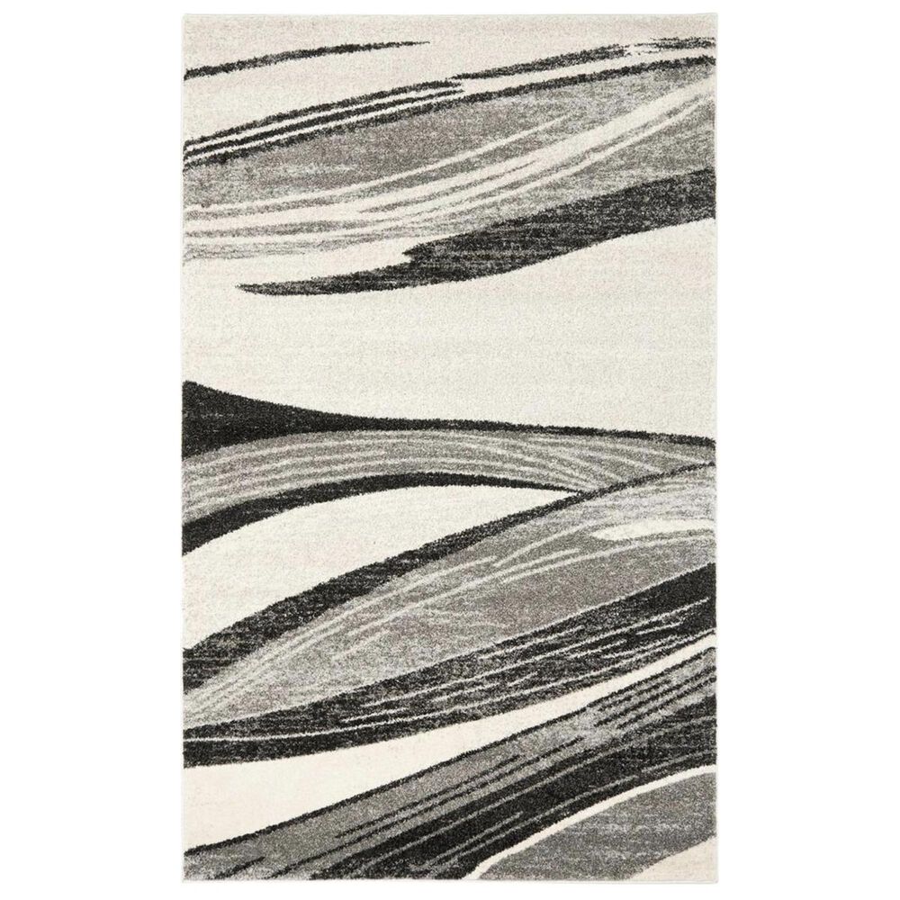 Safavieh Retro RET2691-7912 5&#39; x 8&#39; Light Grey and Ivory Area Rug, , large