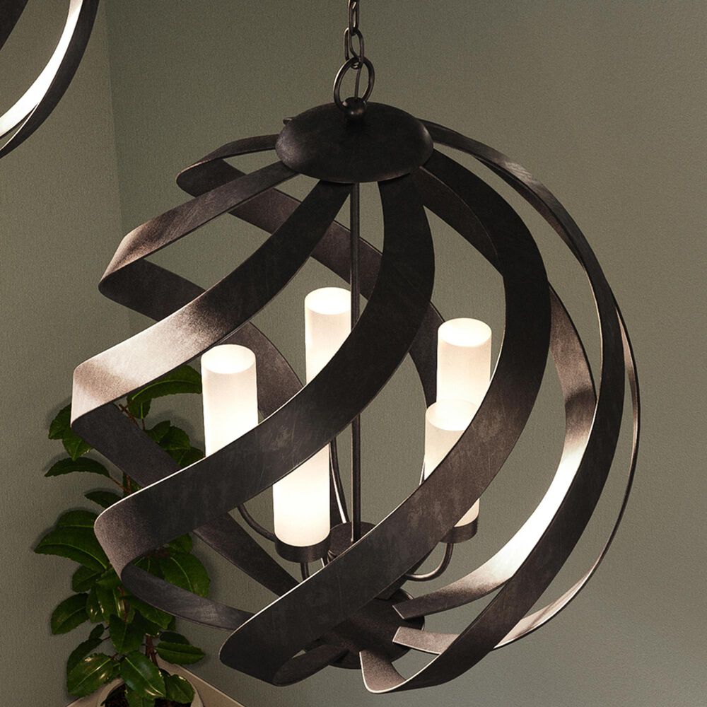 Quoizel Blacksmith 5-Light Pendant in Old Black, , large