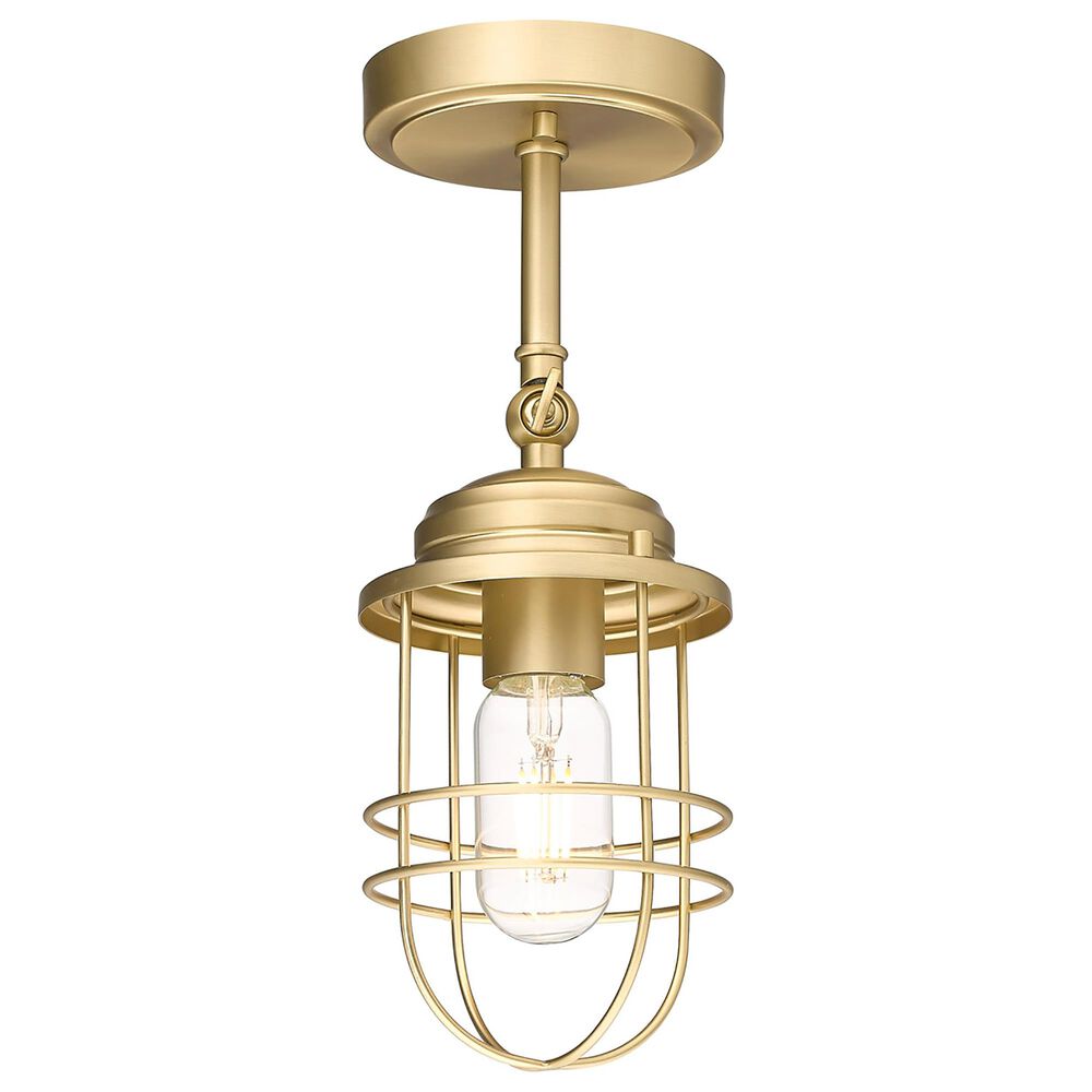 Golden Lighting Seaport 1-Light Wall Sconce in Brushed Champagne Bronze, , large
