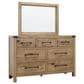 Millenium Ridgester 4 Piece Queen Panel Bedroom Set in Light Brown with USB Ports, , large