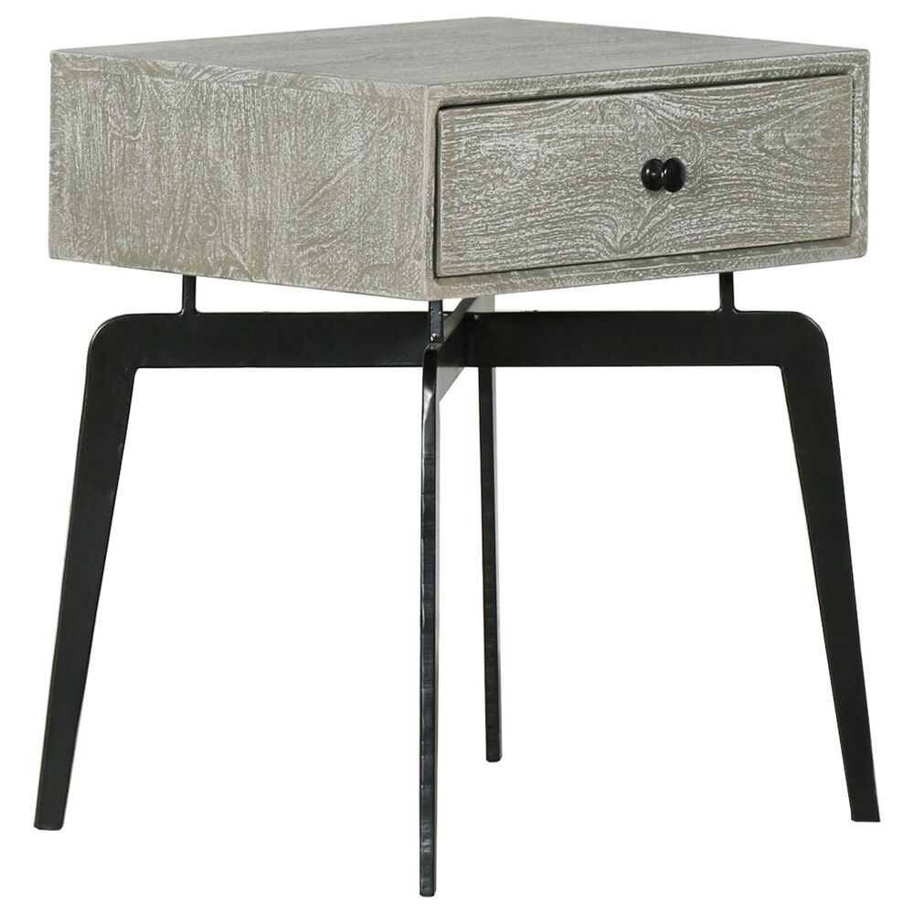 Accentric Approach Side Table in Gray, , large