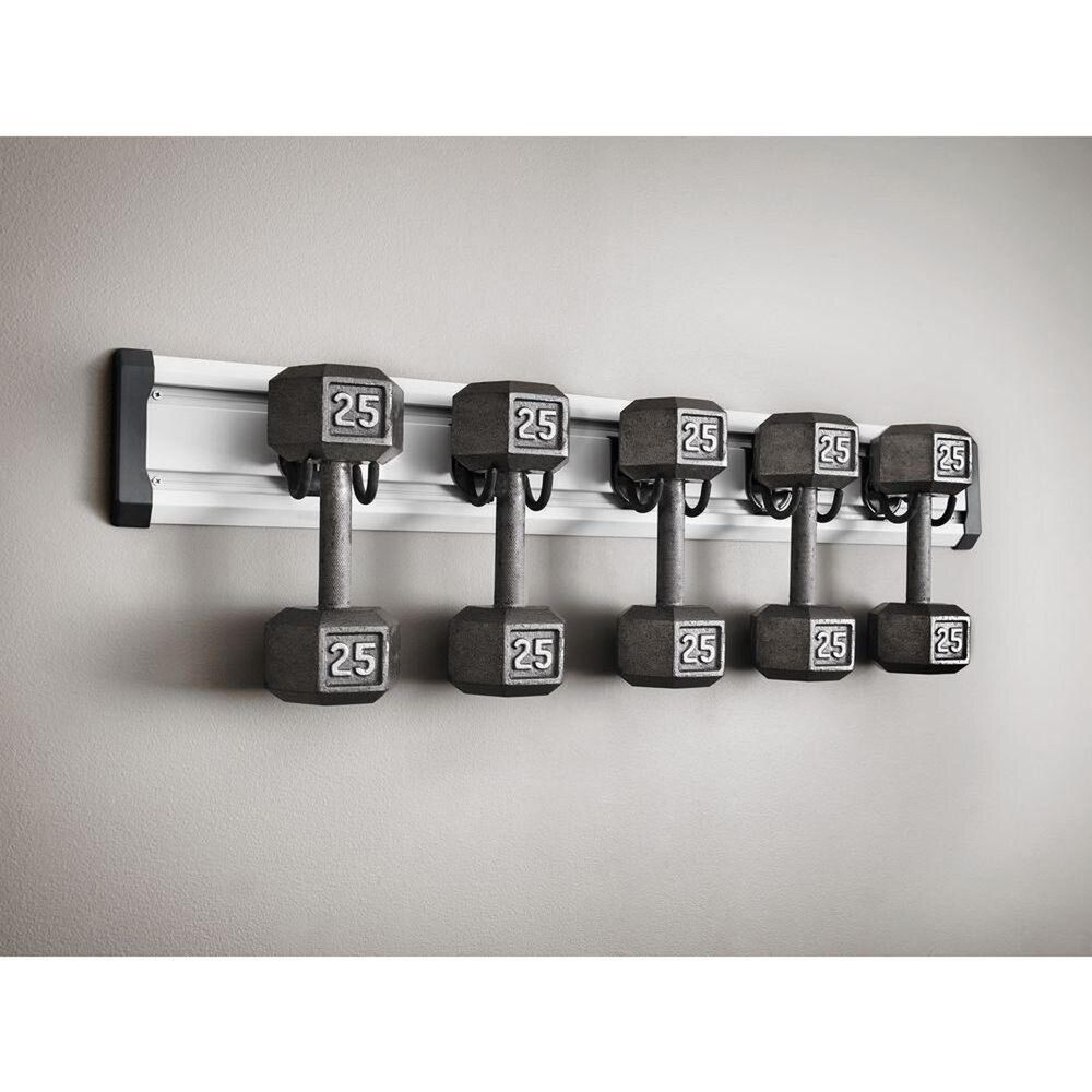 Gladiator 42 in. L GearTrack Garage Track Storage System with 5-Hooks, , large