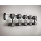 Gladiator 42 in. L GearTrack Garage Track Storage System with 5-Hooks, , large