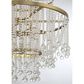 Savoy House Luna 15 Light Chandelier in Warm Brass, , large