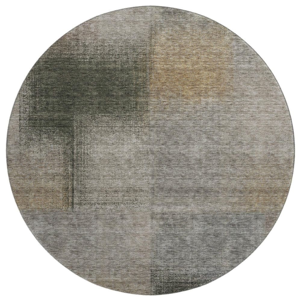 Dalyn Rug Company Trevi TV10 8" Round Mocha Area Rug, , large