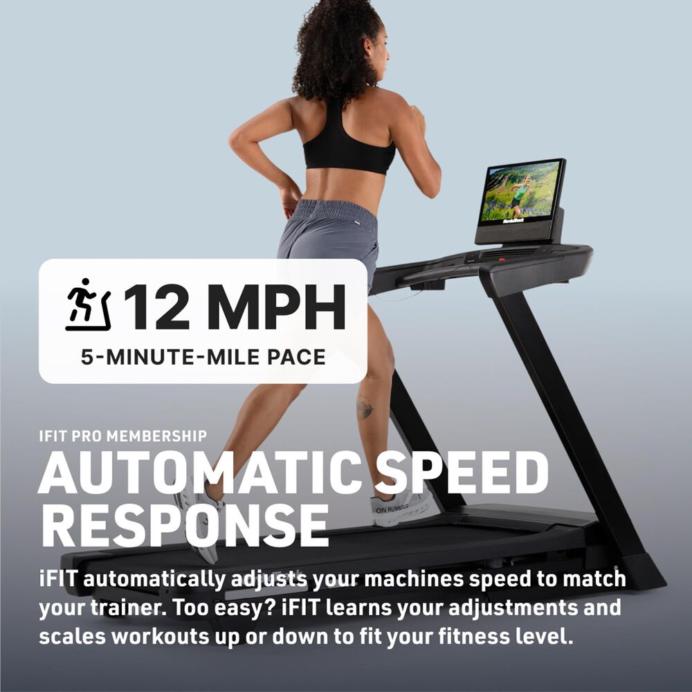 NordicTrack T Series 16 Folding Treadmill in Black, , large