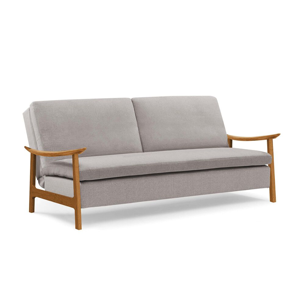 Sealy Sofa Convertibles Olaf Split-Back Convertible Sofa in Laurent Smoke, , large