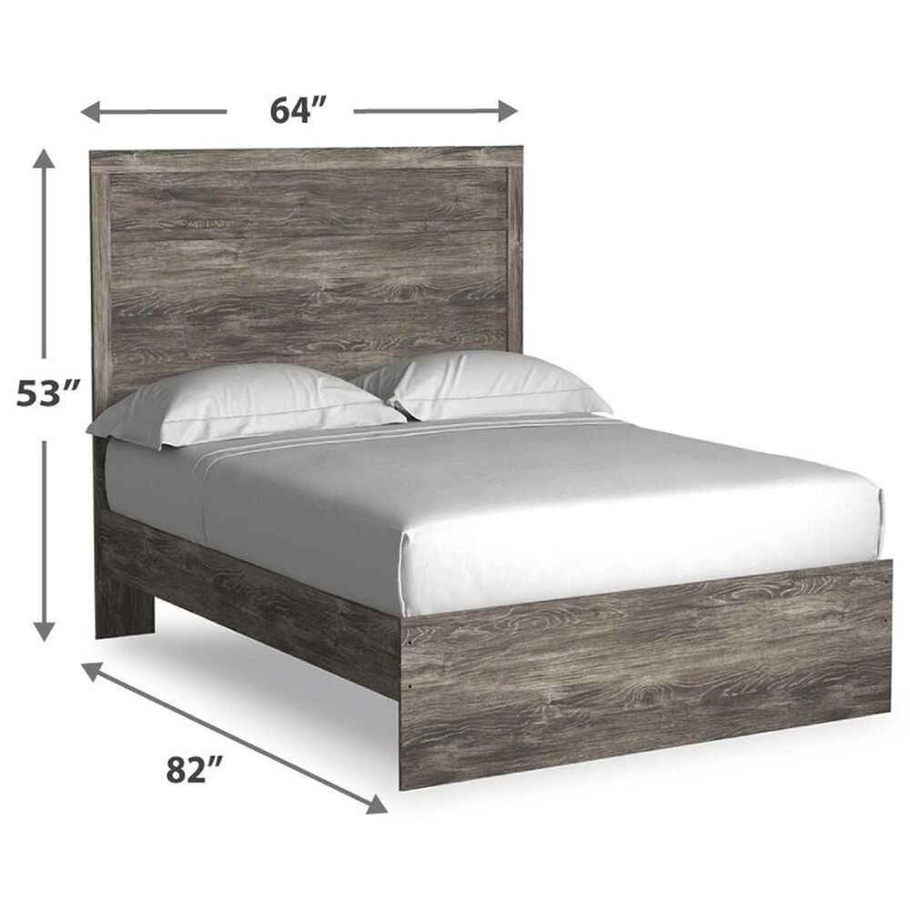 Ashley Ralinksi Queen Panel Bed in Gray, , large