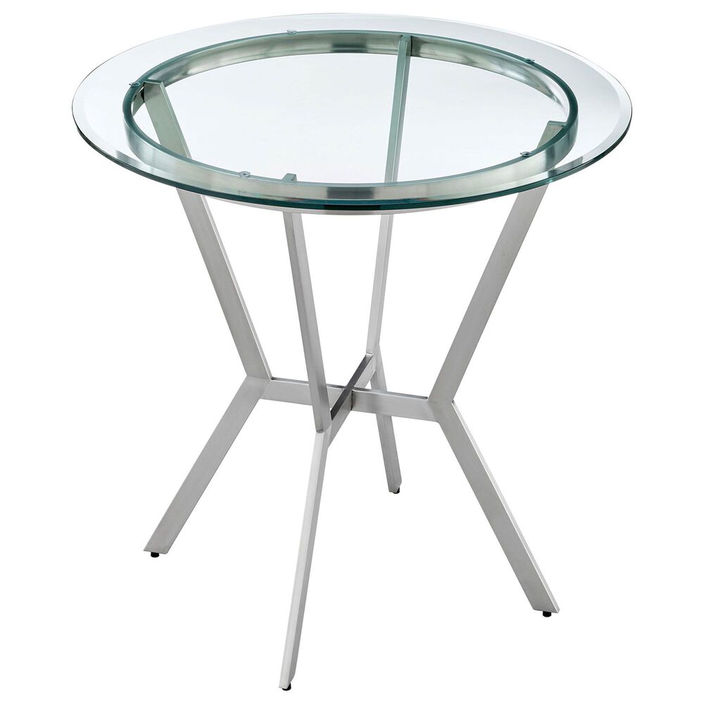 Blue River Naomi and Lorin 3-Piece Counter Height Dining Set in Stainless Steel, , large