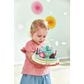 Hape Toys Interactive Happy Birthday Cake in Multicolor, , large