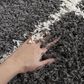 Safavieh Dallas Shag SGD258A-28 2"3" x 8" Dark Grey/Ivory Runner, , large