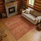 Dalyn Rug Company Soft Essentials Solid Paprika 9" x 12" Indoor/Outdoor Area Rug, , large