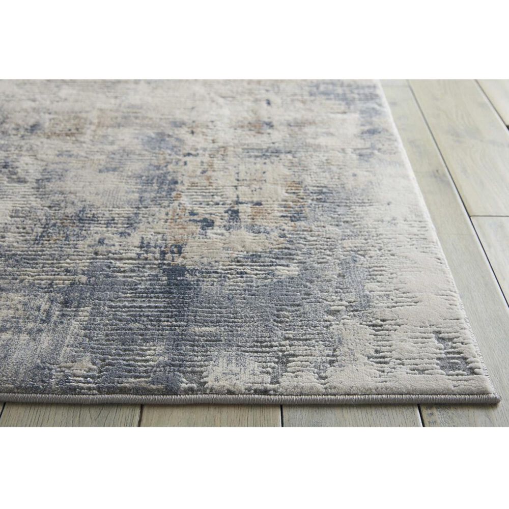Nourison Rustic Textures RUS05 2&#39;2&quot; x 7&#39;6&quot; Beige and Grey Runner, , large