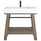 James Martin Vanities Auburn 36" Single Bathroom Vanity Cabinet Only in Weather Timber, , large