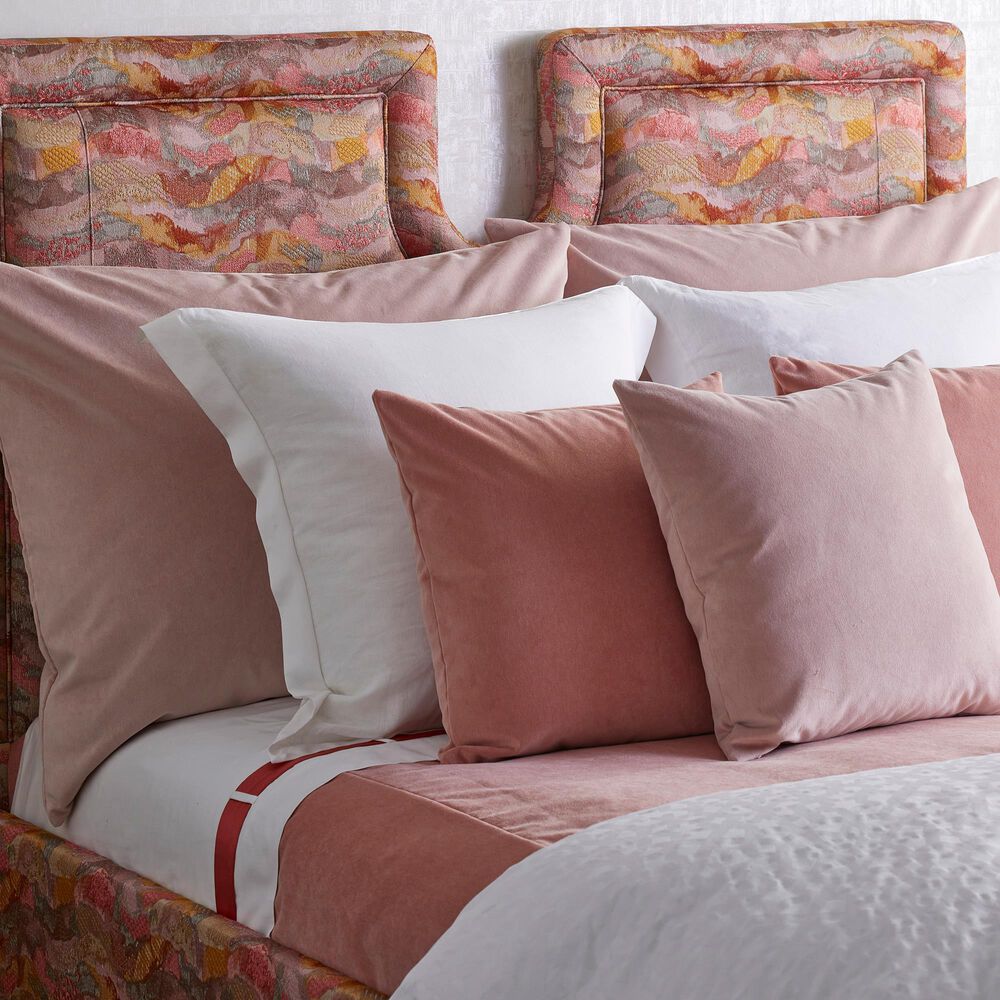Ann Gish Fresco 26" Square Euro Pillow Sham in Blush, , large
