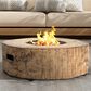 Hearth and Haven Outdoor Propane Fire Pit with 30,000 BTU Output in Brown, , large