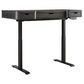 Riva Ridge Sloane Sit with Stand Desk in Mink and Black, , large